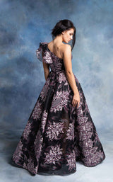 2 of 3 In Couture 4747 Dress Black-Rose