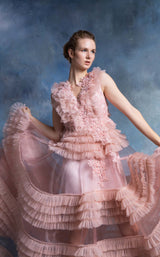 6 of 6 In Couture 4749 Dress Rose