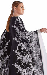 2 of 2 Edward Arsouni Couture SS0476 Dress White-Black