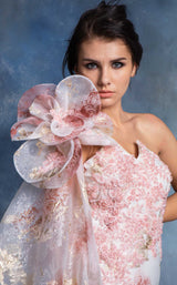 3 of 3 In Couture 4762 Dress Ivory-Rose