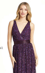 3 of 5 Mac Duggal 4770D Dress Aubergine