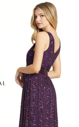 4 of 5 Mac Duggal 4770D Dress Aubergine