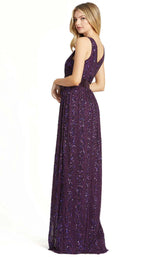 2 of 5 Mac Duggal 4770D Dress Aubergine