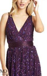 5 of 5 Mac Duggal 4770D Dress Aubergine