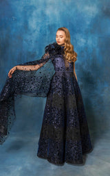 3 of 3 In Couture 4780 Dress Navy-Blue