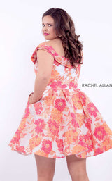 4 of 4 Rachel Allan 4803 Coral/Gold