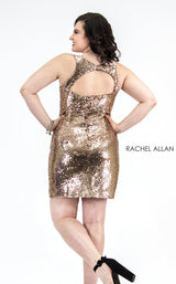 2 of 4 Rachel Allan 4811 Black Rose Gold