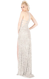 6 of 12 Mac Duggal 4811L Pale-Gold