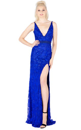 1 of 6 Mac Duggal 4816L Cobalt
