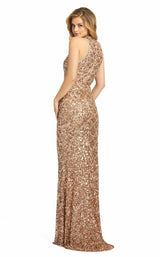 4 of 5 Mac Duggal 4818 Dress Copper