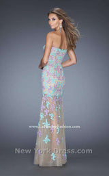 3 of 3 La Femme 20459 Aqua/Purple