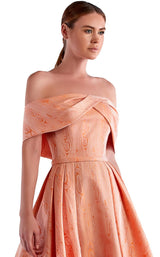 2 of 2 Edward Arsouni Couture SS0482 Dress Orange