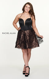 1 of 2 Rachel Allan 4820 Black/Bronze