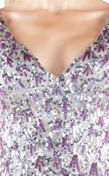 5 of 6 Mac Duggal 4828L Vintage-Lilac