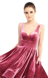 25 of 32 Mac Duggal 48478I Deep-Rose-Velvet