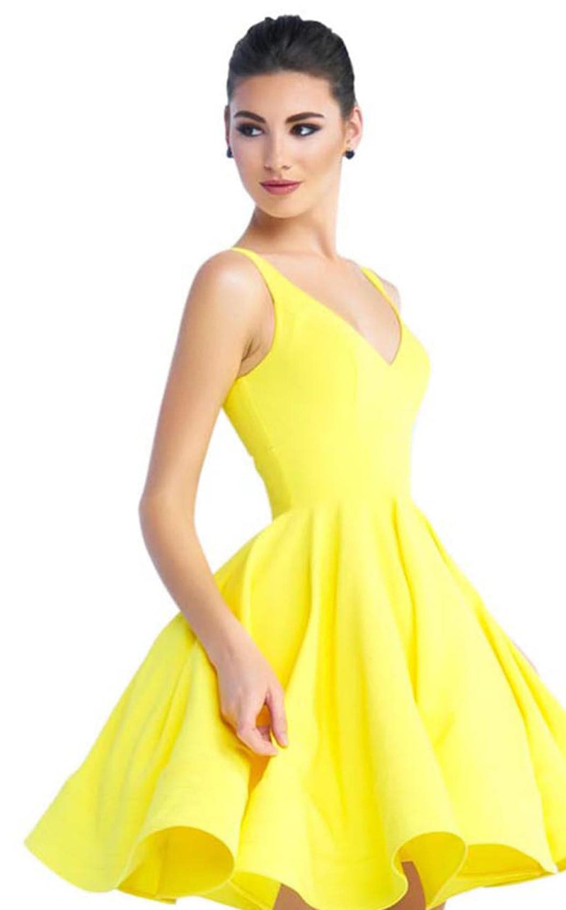 Mac Duggal 48478I Lemon