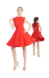 1 of 8 Mac Duggal 48772I Red