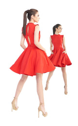 3 of 8 Mac Duggal 48772I Red