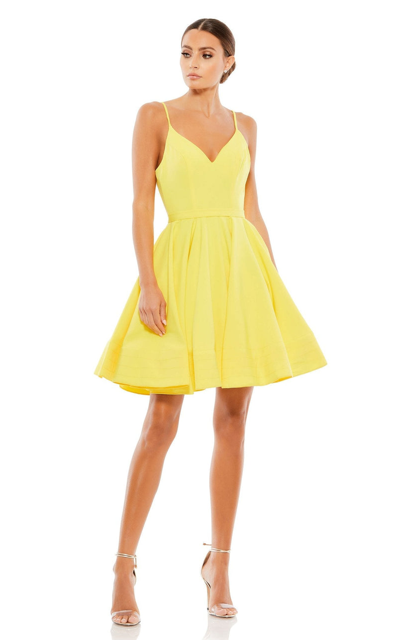 Mac Duggal 48775 Dress Lemon