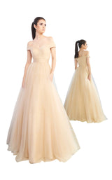 1 of 6 Mac Duggal 48778I Champagne