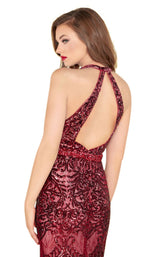 4 of 6 Mac Duggal 48821R Wine