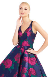 3 of 4 Mac Duggal 48853I Midnight Floral