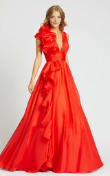 2 of 5 Mac Duggal 48856 Dress Cherry