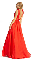 3 of 7 Mac Duggal 48856D Dress Cherry