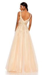 2 of 3 Mac Duggal 48858 Dress Peach-Blossom