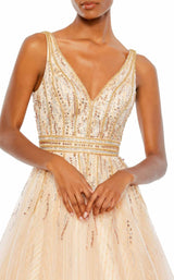 3 of 3 Mac Duggal 48858 Dress Peach-Blossom