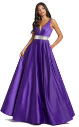 1 of 3 Mac Duggal 48879M Dress Purple