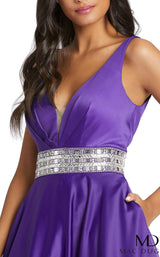 3 of 3 Mac Duggal 48879M Dress Purple