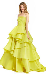 1 of 3 Mac Duggal 48884M Dress Lemon