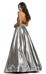 2 of 3 Mac Duggal 48885M Dress Sterling