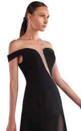 2 of 2 Edward Arsouni Couture SS0489 Dress Black