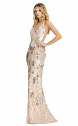 1 of 3 Mac Duggal 4890M Dress Porcelain-Silver