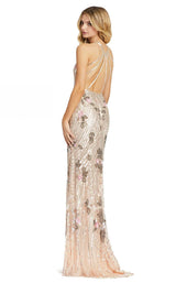 2 of 3 Mac Duggal 4890M Dress Porcelain-Silver