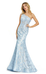 1 of 4 Mac Duggal 48910 Dress Powder-Blue