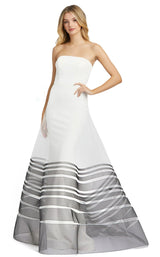 1 of 2 Mac Duggal 48923M Dress Black-White