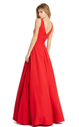 4 of 4 Mac Duggal 48924i Dress Red