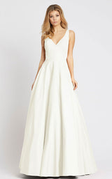 3 of 4 Mac Duggal 48924i Dress White