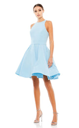 3 of 5 Mac Duggal 48928 Dress Ice-Blue