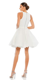 4 of 5 Mac Duggal 48928 Dress White