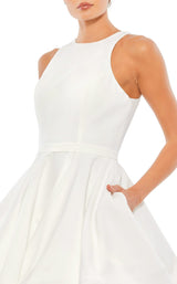 5 of 5 Mac Duggal 48928 Dress White