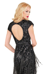 8 of 8 Mac Duggal 4898R Black-Nude