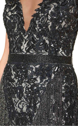 3 of 8 Mac Duggal 4898R Black-Nude