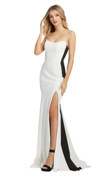 1 of 4 Mac Duggal 49003L Black/White