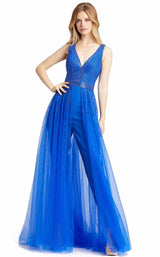 1 of 4 Mac Duggal 49009i Jumpsuit Royal