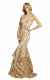 1 of 4 Mac Duggal 49015M Gold