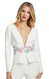 3 of 4 Mac Duggal 49033i White